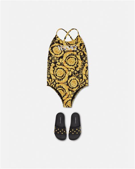 versace kids swimwear|versace barocco bikini.